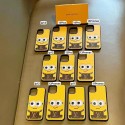 ルイヴィトンブランドiphone14pro maxケース かわいい ミニオンズデザイン iphone14/14plus/14proカバー カードポケット付きアイフォン13/13pro/13pro maxケース 高品質スタイリッシュiphone12/12pro maxケース