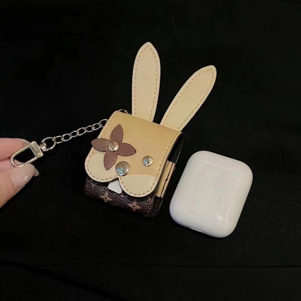 ルイヴィトンairpods pro2ケースハイブランドヴィトン airpods 3ケース かわいいウサギ型 airpods pro 2 1保護ケース大人気