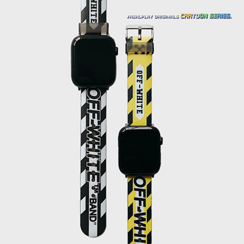 新品]Off-White Apple Watch インダストリアルベルトバンド