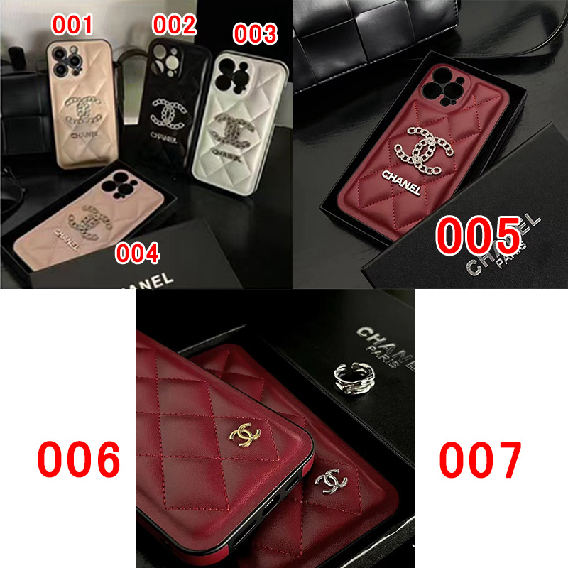 シャネル iphone14ケースハイブランド CHANEL レザー製 スマホケース