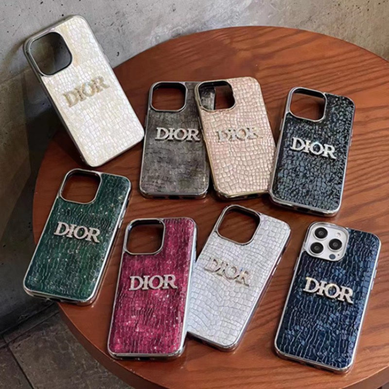 Dior ディオールブランドカード入れハイブランドiphone14pro/14 15plusカバー韓国風iphone14/13/15pro maxケース