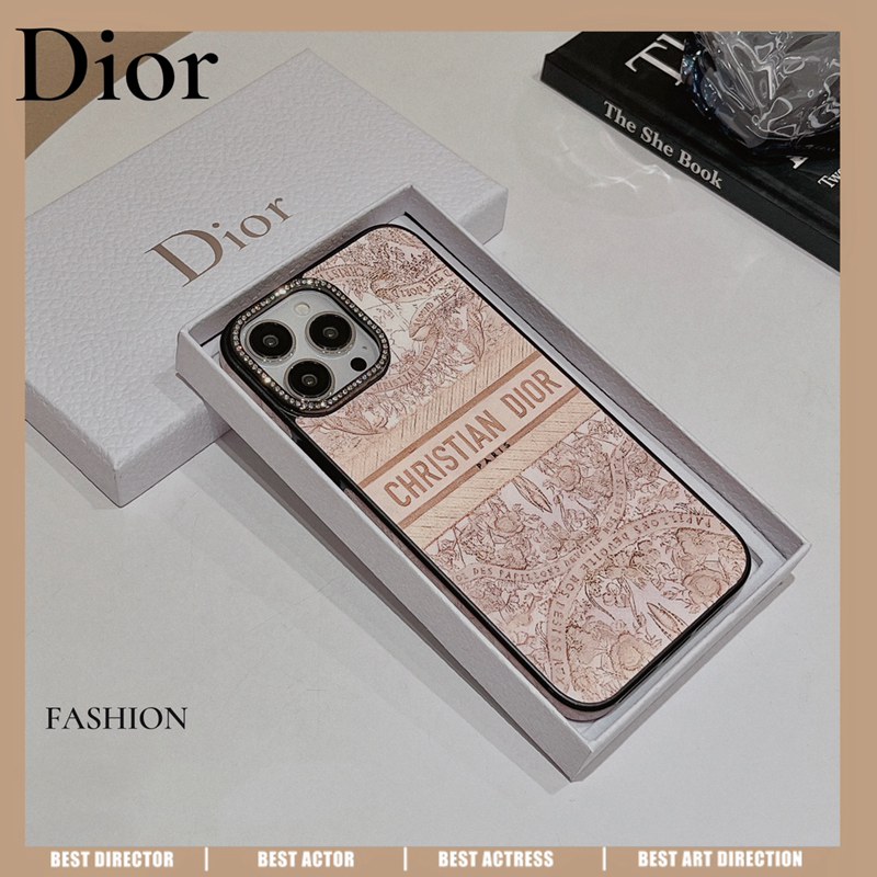 Dior ディオールハイブランドiphone14pro/16 15plusカバー人気アイフォン14pro max/16 15 proケース韓国風
