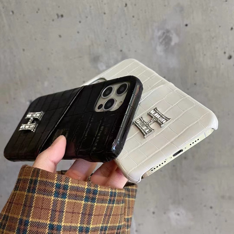 エルメスiphone15plus/14pro/15pro maxケース カードポケット付き 収納