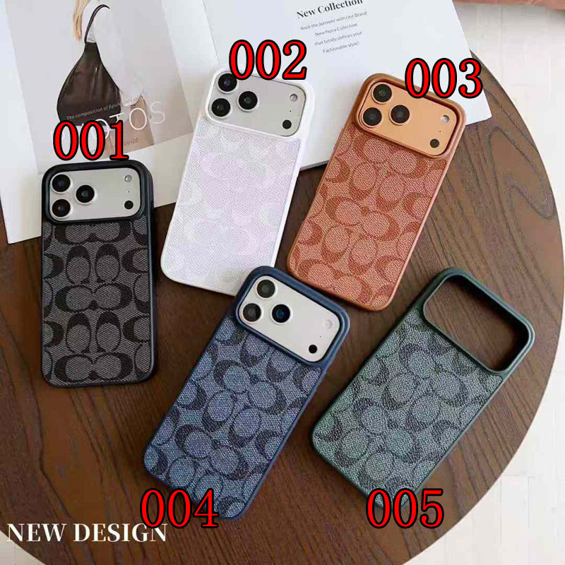 コーチiphone16pro/17 15plusカバー