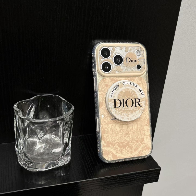 Diorアイフォン17e 16 15ケース スタンド可