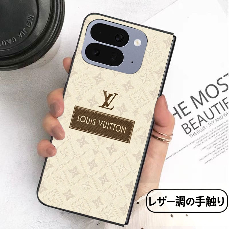 Google Pixel Pro 11 10 9 foldケースLv ルイヴィトン