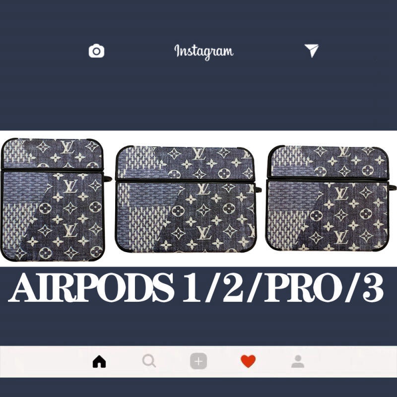 ルイヴィトンブランドairpods 3ケースデニムブルー