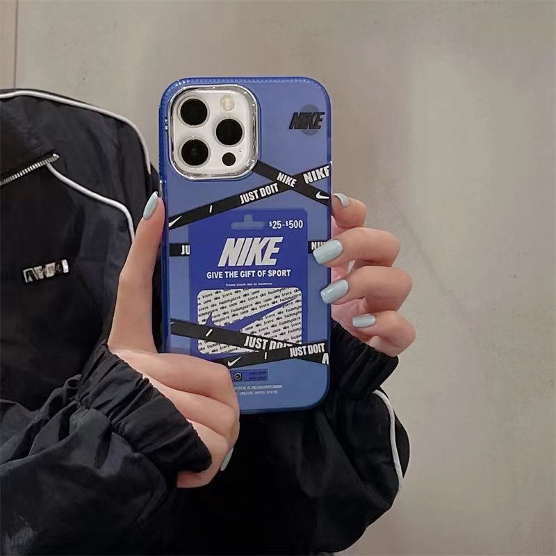 Nike ナイキiphone14/13/15pro maxケースレディース斜め掛けiphone15 plus14 pro maxケース