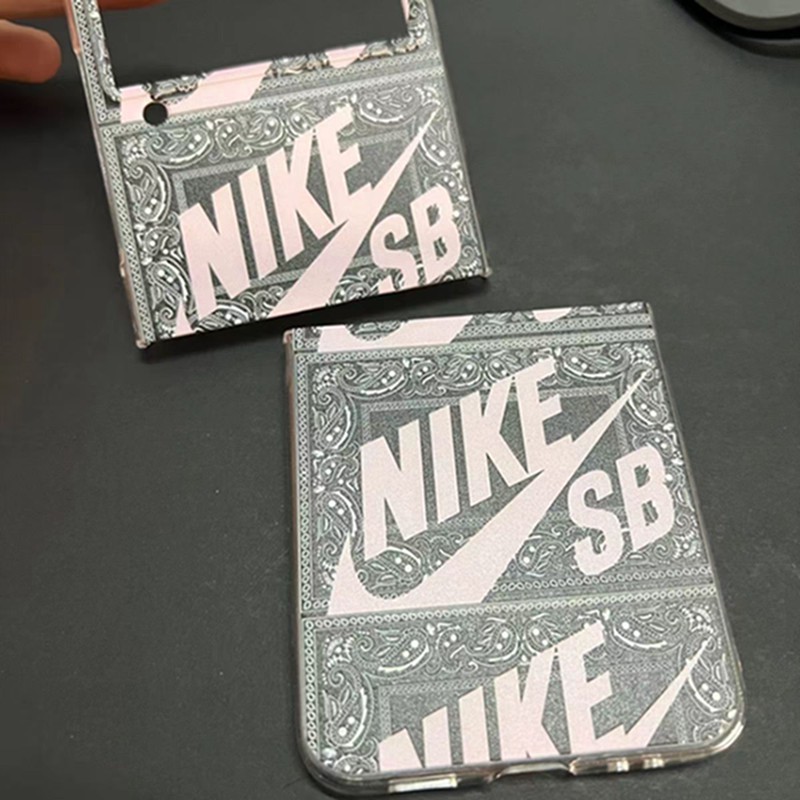 Nike ナイキ人気Galaxy Z fold4 5ケース革製