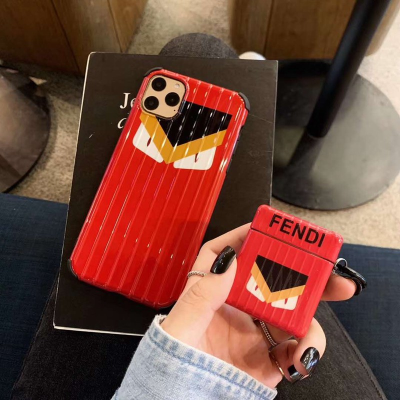 韓国 人気 Fendi iphone 12/11/se2ケース airpods pro1/2ケース カップル ブランド 人気 ins風 充電