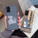 バーバリーブランドGalaxy A52/A32/F52ケースかわいい熊柄Galaxy A52カバーファッション男女兼用Galaxy F52保護ケース