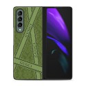 グッチブランドGalaxy w21ケースGucci経典プリントGalaxy z fold 2/3保護ケース爽やかグリーンおしゃれGalaxy w20/f9000ケース激安