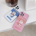 ブランド風グッチiphone12/12pro max/12mini/12proケースかわいいポコニャン絵柄iphone11/11pro max保護ケース男女兼用人気iphone x/xr/xs maxケースファッションiphone se2/8/7plusケース