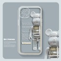 Bearbrickブランドiphone13/13pro maxケースかっこいいキャラクターiphone13pro/13miniケース潮流 透明シリコンiPhone12/12 pro/12 mini/12 pro maxケース人気