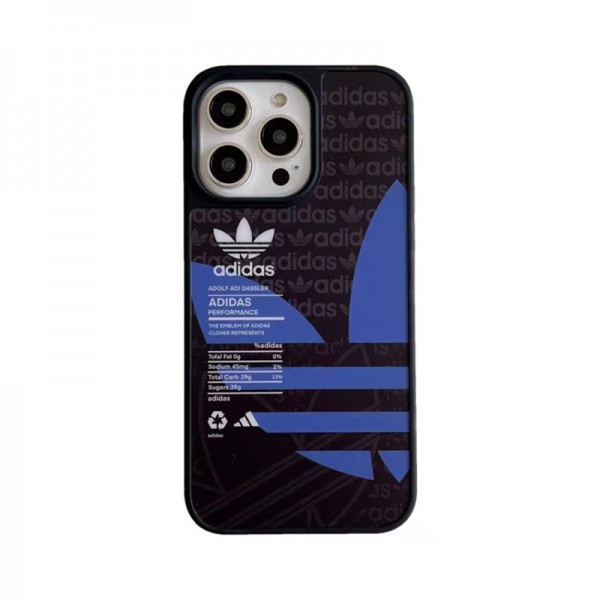 Adidas アディダスハイブランドiphone14pro/14 15plusカバー人気アイフォン14pro max/13 15 proケースiphone15 plus14 pro maxケースブランドコピーメンズアイフォン15/14/13/ 12 pro maxケースパロディー