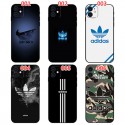 Adidas アディダス韓国風iphone14/13/15pro maxケースレディース斜め掛けアイフォン15/14/13/ 12 pro maxケースパロディーハイブランドアイフォン15 14ケーストランク型ブランド携帯ケースiphone 15 pro max 14pro/13 pro maxケース手帳型