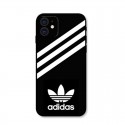 Adidas アディダスiphone14 15 pro 15 plusケースブランドカード入れハイブランドiphone14pro/14 15plusカバー韓国風iphone14/13/15pro maxケースレディース斜め掛けブランド携帯ケースiphone 15 pro max 14pro/13 pro maxケース手帳型