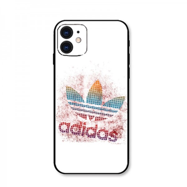 Adidas アディダス人気アイフォン14pro max/13 15 proケース韓国風iphone14/13/15pro maxケースレディース斜め掛けアイフォン15/14/13/ 12 pro maxケースパロディーハイブランドアイフォン15 14ケーストランク型