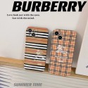 バーバリー iphone13ケースブランドBurberry 定番チェック柄iphone13pro/13pro maxケースシュプリームコラボ男女兼用iphone12/12pro/12pro maxケースカメラフルカバーiphone11/11pro maxケース