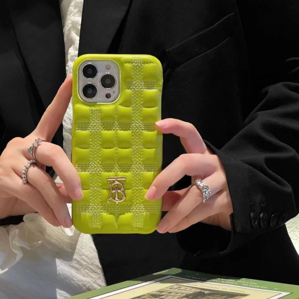 バーバリーブランドiphone13ケース高品質レザーiphone13pro/13pro maxケース定番 TB金具ロゴ付き iphone12/12pro/12pro maxケース 豊か色選択 人気iphone11ケース