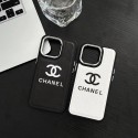 シャネル iphone14proケースハイブランドChanel ホワイト ブラック 紫 3色レザー製 iphone14/14plus/14pro maxケース 耐衝撃 超軽量 iphone 13 12 pro maxカバー大人気