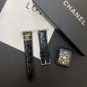Chanel シャネルハイブランドアップルウォッチバンドアップルウォッチse2ストラップブランドレザーブランドアップルウォッチ 7バンド腕飾りブランドアップルウォッチ8/7/6バンド