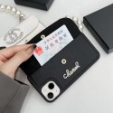 Chanel シャネルiphone14 15 ultraケースブランドカード入れハイブランドiphone14pro/14 15plusカバー人気アイフォン14pro max/13 15 proケース韓国風iphone14/13/13pro maxケースレディース斜め掛け