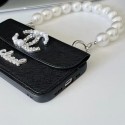 Chanel シャネルiphone14 15 ultraケースブランドカード入れハイブランドiphone14pro/14 15plusカバー人気アイフォン14pro max/13 15 proケース韓国風iphone14/13/13pro maxケースレディース斜め掛け