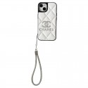 Chanel シャネルiphone14 15 PLUSケースブランドカード入れハイブランドiphone14pro/14 15plusカバー韓国風iphone14/13/13pro maxケースレディース斜め掛けiphone15 14 pro maxケースブランドコピーメンズ