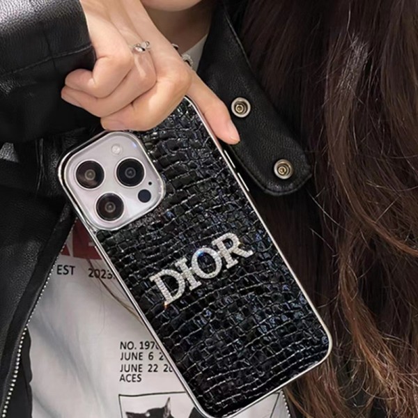 Dior ディオールiphone14 15 pro 15 plusケースブランドカード入れハイブランドiphone14pro/14 15plusカバー韓国風iphone14/13/15pro maxケースレディース斜め掛けiphone15 plus14 pro maxケースブランドコピーメンズ