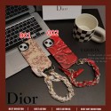 Dior ディオールハイブランドiphone14pro/14 15plusカバー韓国風iphone14/13/15pro maxケースレディース斜め掛けiphone15 plus14 pro maxケースブランドコピーメンズアイフォン15/14/13/ 12 pro maxケースパロディー