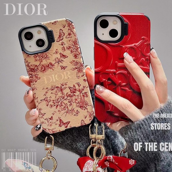 Dior ディオールハイブランドiphone14pro/14 15plusカバー韓国風iphone14/13/15pro maxケースレディース斜め掛けiphone15 plus14 pro maxケースブランドコピーメンズアイフォン15/14/13/ 12 pro maxケースパロディー