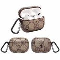 Gucciブランドairpods 3ケースファッション潮流エアーポッズ プロ2ケースカラビナ付きairpods 1/2/3ケースグッチ携帯便利airpods 3/proカバー大人気