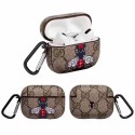 グッチブランドairpods 4 3ケースかっこいい動物絵柄airpods 4/pro2ケースカラビナ付きエアーポッズ プロ1/2/3/4ケース 携帯便利airpods 3 proカバー紛失防止