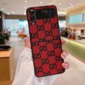 グッチブランドGalaxy Zflip3ケースGUCCI 定番ロゴ 軽量 ギャラクシー Z フォールド3カバー豊か6色選択人気 Galaxy Zflip3/Zfold3保護ケース