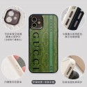 グッチ iphone15pro maxケースハイブランドGUCCI クラシック グリーンプリント アイフォン15/14plus/15proカバー 男女兼用人気 iphone14/13pro/13pro maxケース 激安