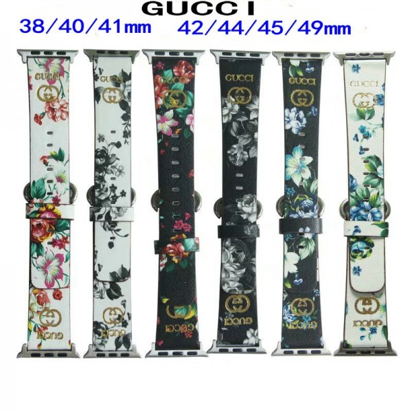 Gucci グッチアップルウォッチ9/se2バンドブランドハイブランドアップルウォッチultra2バンドアップルウォッチse2ストラップブランドレザーブランドアップルウォッチ8/7/6バンド