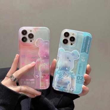 Bearbrick アイフォン14plusケースブランドカウズ おしゃれ TPUカバー iphone14/14pro/14pro maxケース半透明 ソフト 高品質 iphone13/13pro/13pro maxケース 大人気 iphone12/12pro/12pro maxカバー激安