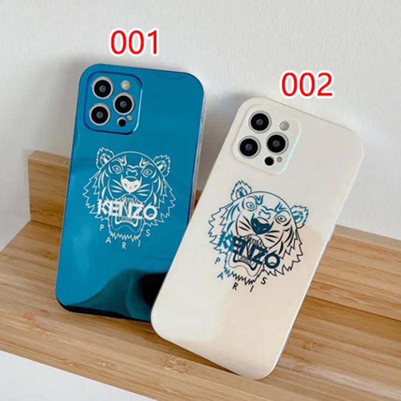 ◆新品◆KENZO タイガー　iPhone X/XSケース　ブルー
