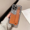 ロエベブランドiphone13/13pro/13pro maxケースファッションレディース向けiphone12/12pro/12pro maxケースLOEWE おしゃれレザーベルト付きiphone11/11pro maxケース