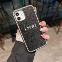 ロエベブランドiphone13ケースシンプルアイフォン13pro/13pro maxケース立体エンボス加工ロゴ iphone12/12pro/12pro maxケース耐衝撃iphone11/11pro maxケース