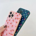 ヴィトンブランドiphone13ケースかわいいチェリー柄iphone13pro/13pro maxケースレディースメンズ人気iphone12/12pro/12pro maxケースカメラフルカバーiphone11/11pro maxケース