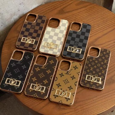 ルイヴィトン iphone15pro maxケースハイブランドLOUIS VUITTON モノグラムとダミエ柄 おしゃれ iphone15plus/14pro/14ケース レディースメンズ人気 アイフォン13pro max/13pro/13カバー激安