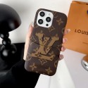 ルイビトンiphone14ケースハイブランドlouis vuitton カードポケット付き iphone15/14pro max/14plusケース ソフトレザー 高品質 iphone13/13pro/13pro maxケース 耐衝撃ファッション アイフォン12pro max/12カバー