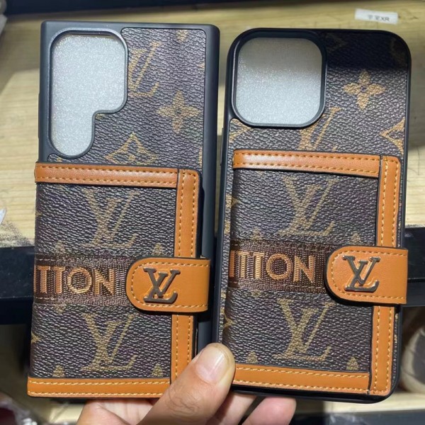 ルイヴィトンiphone14/15ケースハイブランドlouis vuitton カードポケット付き iphone 13 14 pro maxカバー galaxy s23ケース おしゃれモノグラム galaxy s23+/s23ultraケース ジャケット型