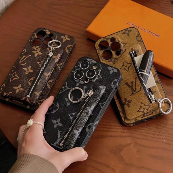 Gucci グッチ LV ルイヴィトン ブランド 韓国風iphone14/14pro/14pro maxケース レザー カードバッグ型レディース コピーメンズハイブランドアイフォン14 13 12 11ケーストランク型ブランド携帯ケース