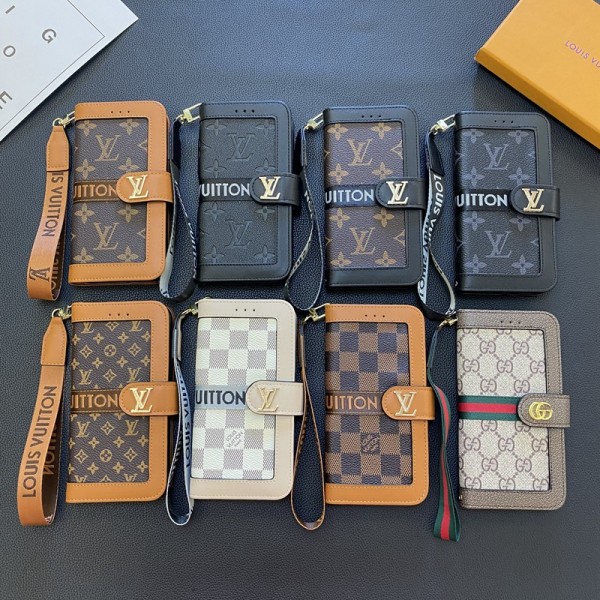 ルイヴィトン Gucci グッチ Lv ブランド手帳型バッグ型iphone 15 14 pro maxカバーiphone 15 14 plus samsung S23 Ultra SC-52D s23 plusケースギャラクシーs23ケースハイブランド galaxy s23ケースブランドショルダーブランドgalaxy s21+/a54/a54 ultraカバーレディースメンズ