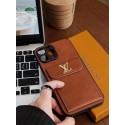 Lv ルイヴィトンiphone14 15 pro maxケースブランドカード入れハイブランドiphone14pro/14 15plusカバーアイフォン14/13/ 12 pro maxケースパロディーブランド携帯ケースiphone 15 ultra 14pro/13 pro maxケース手帳型