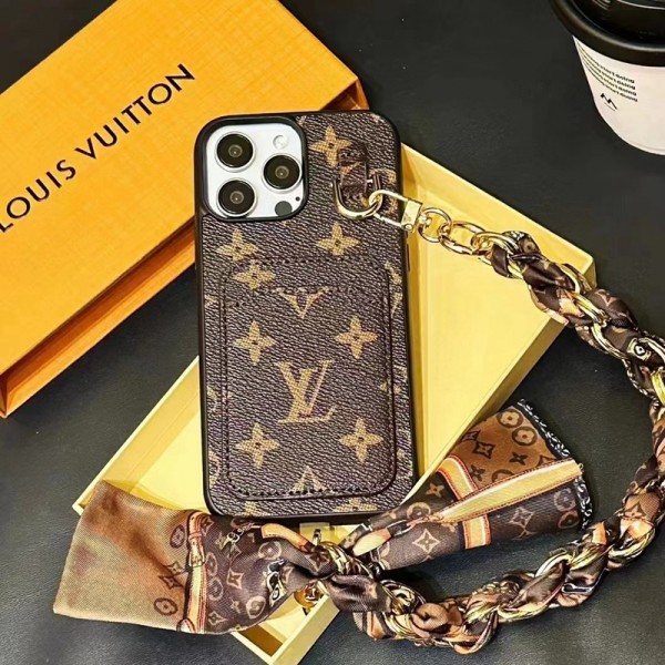 Lv ルイヴィトンiphone14 15 pro 15 plusケースブランドカード入れハイブランドiphone14pro/14 15plusカバー韓国風iphone14/13/15pro maxケースレディース斜め掛けアイフォン15/14/13/ 12 pro maxケースパロディー