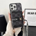 Lv ルイヴィトンハイブランドiphone14pro/14 15plusカバー韓国風iphone14/13/15pro maxケースレディース斜め掛けハイブランドアイフォン15 14ケーストランク型ブランド携帯ケースiphone 15 pro max 14pro/13 pro maxケース手帳型